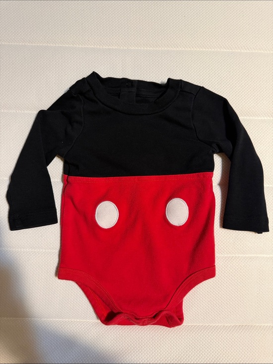Disney Other - Disney Baby Mickey Mouse Long Sleeve Onesie Bodysuit  9-12 months